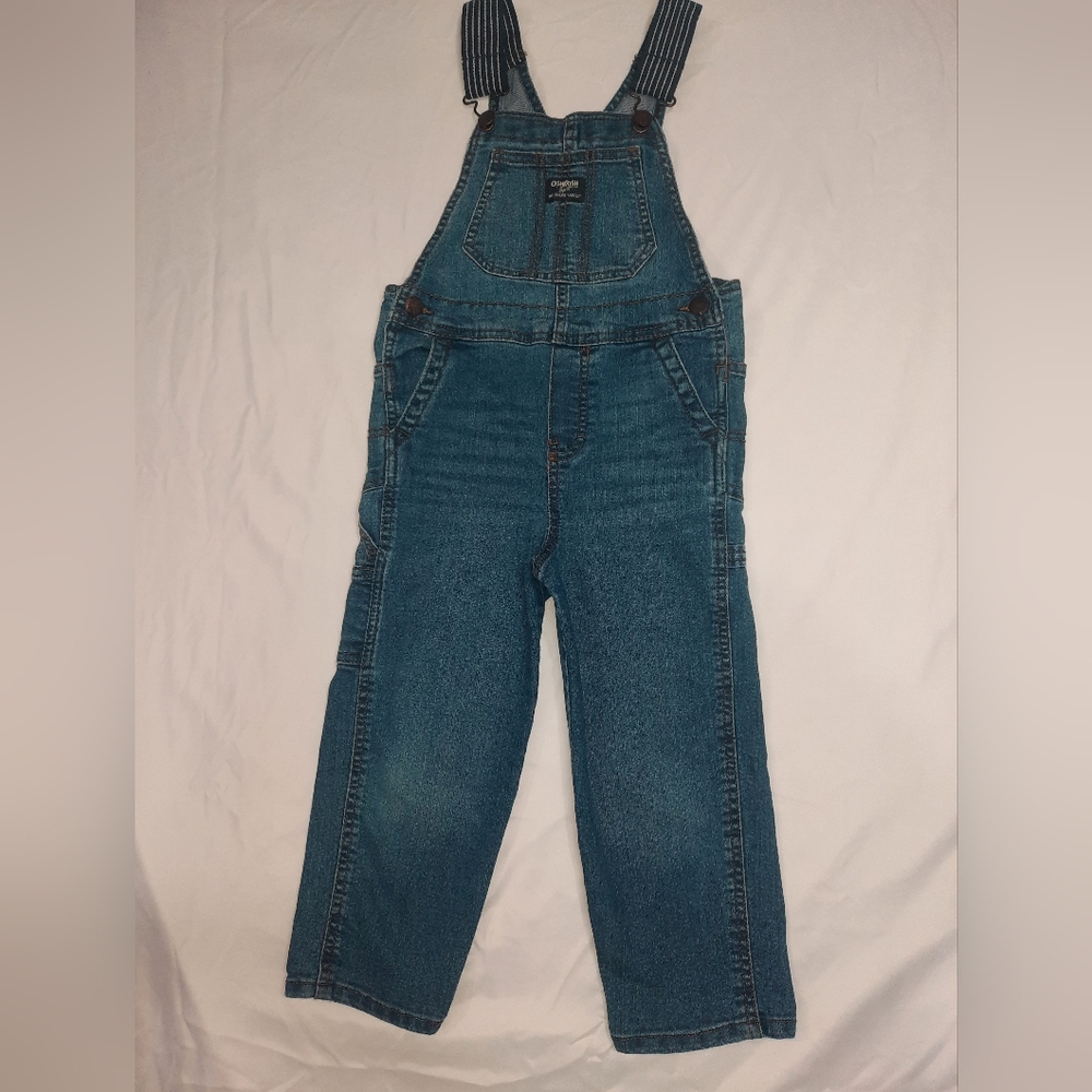 Oshkosh denim Overalls size 5T